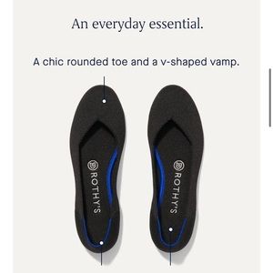 Rothy’s black flats